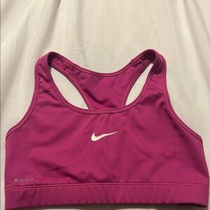 Nike Women's Magenta Dri-FIT Sports Bra
